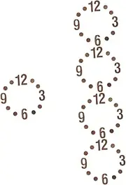 Happyyami 5 Sets Wooden Clock Numbers Set Easy Replacement Parts for Wall Clocks DIY Projects