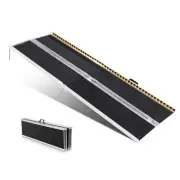 VEVOR Folding Wheelchair Ramp Portable Aluminum Threshold Ramp 244 cm 363 kg