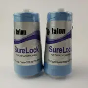 2 Talon Coats Surelock Overlock Thread 3000yds Wedgewood Blue 218 Polyester New