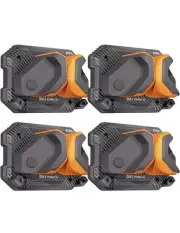 4 Ski & Snowboard Wall Rack for Garage Wall Fits Any Ski/board, Ski Wall Mount