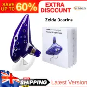 Zelda Ocarina with Song Book (Songs from The Legend of Zelda) 12 Hole Alto Zelda