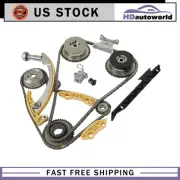 For 06-12 Chevrolet Pontiac Saturn 2.0L 2.4L Timing Chain Kit+VVT Gears USA (for: Chevrolet)
