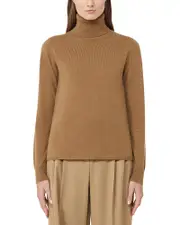 Max Mara Studio Educata Wool & Cashmere Turtleneck Sweater