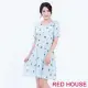 RED HOUSE 蕾赫斯-貴賓狗雪紡洋裝(淺藍色)
