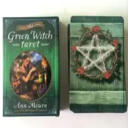 Green Witch Tarot Deck 78 Cards Divination Prophet Cards