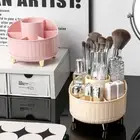 7 Grids Makeup Brush Holder Storage Box Desktop Cosmetic Organizer School