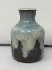 Handmade Glazed Pottery Jug Vase Signed Mary Waldron Westwinds Studio