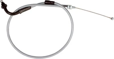 Motion Pro 2 Into 1 Black Vinyl Throttle Pull Cable For Kawasaki KD80 1975-1976