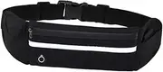 Running Belt Waist Packs Run Pouch Waist Belt Purse Camping Waist Fanny Pack Black
