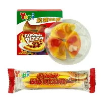 在飛比找樂天市場購物網優惠-YUPI 比薩QQ糖15g / 大熱狗軟糖32g 軟糖 比薩