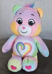 Care Bears Togetherness Bear Plush Toy Multicolor New