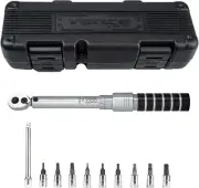 Venzo 1/4 Inch Driver Click Torque Wrench Set - 2 to 15 Nm - Small Adjustable...