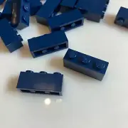 20 per lot NEW LEGO 1x3 Earth Blue ("Dark Blue") Bricks (3622/6233955) walls