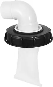 Kisangel IBC Lid Filter IBC Tote Cover with Filter IBC Tote Tank Lid Rain Barrel Cover Screen IBC Tote Fitter Rain Water Filter IBC Ton Barrel Adapter Water Lid for Barrel Pu