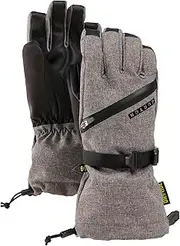 [Burton] Kids' Vent Snowboard & Ski Waterproof Gloves (Gray Heather, Large)