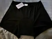 Women's Cycling Shorts Size 2XL Ruitest Black Polyester Spandex NWT