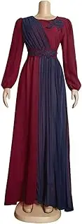 [Bewellan] African Dresses for Women 2022 Chiffon Pleated Maxi Robe Long Sleeve Elegant Gown Muslim Abaya Kaftan Ankara Bubu
