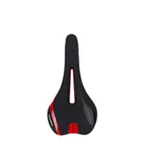 SD-597 Hollow Racing Athletic Cushion EVA Sponge Titanium Bow Mountain Road Bike Seat Saddle 263g RED COLOR