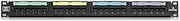 Leviton 69586-U24 Extreme 6+ Universal Patch Panel, 24-Port, 1RU, CAT 6. Cable Management Bar Included