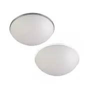 Acid Etch Ceiling Light Medium E27 in Chrome/White Superlux Lighting - CLL8401-SC, CLL8401-WH