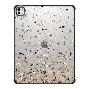 iPad Pro 13-inch (M4) iPad Impact Case Gold Pink Black and White Party Confetti Explosion