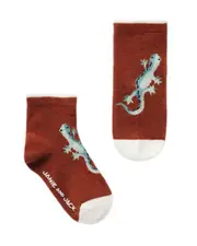 Janie and Jack Pack of 3 Lizard Cactus Icon Socks