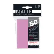 ULP84185 Ultra Pro 50ct Pro-Matte Pink Standard Deck Protectors