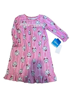 Disney Flannel Granny Nightgown Pajamas Aristocrats New! Size 2T NWT Sleep PJ’s