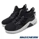 Skechers 斯凱奇 x Mark Nason A Linear-Atlas 女鞋 黑 白 緩震 反光 支撐 休閒鞋 133275BLK