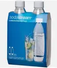 2 Pack 1L SodaStream White Fuse Bottles
