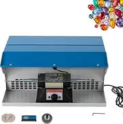 [Generic] Jewelry Polishing Buffing Machine, 200W Jewelry Polishing Buffing Tool with 2 Cloth Wheel and Indicator Light, 0-8000RPM Adjustable Speed, Rock Grinder Polisher for Jewelry Metal