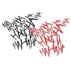 6PCS HAHA Shape Haha Car Windshield Stickers for Boats Trucks Motorcycles