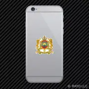 Moroccan Coat of Arms Cell Phone Sticker Mobile Morocco flag MAR MA