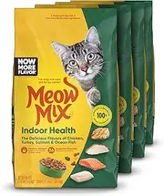 Meow Mix Indoor Formula Dry Cat Food, 3.15 Lb (Pack of 4)