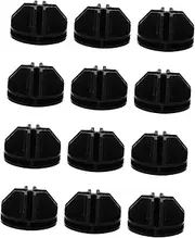 FONDOTIN 36 Pcs Dog Crate Cover Fits 2-in-1 Cage Connector for Pet Enclosure Sturdy Plastic Buckles for Ferret Cage Fixed Clips