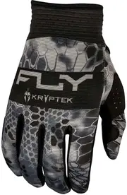 Fly Racing F-16 S.E. Kryptek, gloves , color: Grey/Black , size: XS