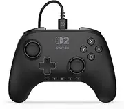 PowerA Advantage Wired Controller for Nintendo Switch 2 - Black, Officially Licensed, Hall Effects, Mappable Buttons, Pro Controller, C Button, On-board Audio Controls