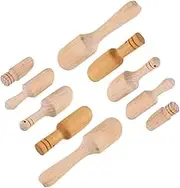 ULTECHNOVO 1set Wooden Seasoning Spoon Smooth Comfortable Kitchen Gadget for Condiments for Home Restaurant Food Shops Safe and Wooden Tea Shovel 10pcs
