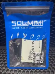 SOLMIMI Headset Splitter Cable 0.8ft 25cm PC Crystal Nylon USA Free Shipping