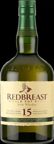 Redbreast 15 Year Old Single Pot Still Irish Whiskey (700mL)