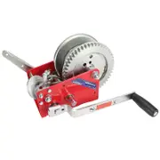 Sunrise Hand Winch 2500lbs (1135kg) Two Speed 10m Cable with Hand Brake - HBW2500C
