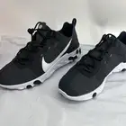 Nike Men’s React Element 55 Trainer Size 13 Black & White Model BQ6166-003