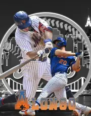New York Mets Lithograph print of Pete Alonso 11 x 14