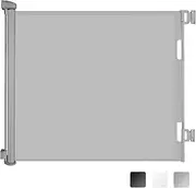 Retractable Baby Safety Gate - Sulishang Durable Portable Mesh Baby Gate/Dog Gate, Extra Wide Safety Gates 33" Tall, Extends up to 55" for Doorways, Stairs, Hallways, Banisters Indoor and Outdoor
