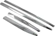 ABS Chrome Door Body Molding Fit Body Anti-Scratch Protector Car Door Side Strips Trim Cover Compatible for Audi A3L 2019 2020 2021
