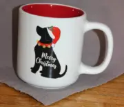 Decorative Labrador Christmas Mug