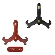 Picture Frame Stand Wooden Decorative Easel Plate Holder Plate Display Stand