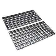 Aquarium Fish Tank Bottom Isolation 4 Pcs, Plastic Egg Crate Grid Divider Tra...