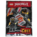 《BRICK FACTORY》全新 樂高 LEGO 891953 COLE 阿剛 黑忍者 NINJAGO 旋風忍者