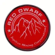Red Dwarf - Jupiter Mining Corporation - Metal Badge Pin Free Post